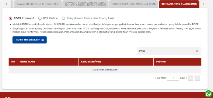 RDTR, Komponen Penting agar Lokasi Usaha Terverifikasi secara Otomatis ...
